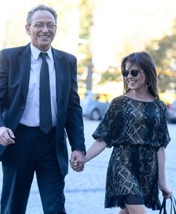 Zakochany Jacek Borkowski całuje się z partnerką. Paulina Koziejowska w skowronkach