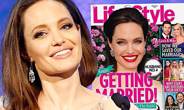 Angelina Jolie czwarty ślub z kim?