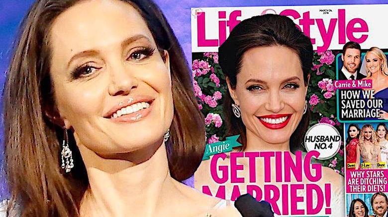 Angelina Jolie czwarty ślub z kim?