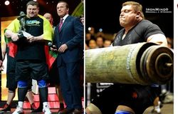 Giants Live 2014 - bicie rekordu świata w podnoszeniu belki