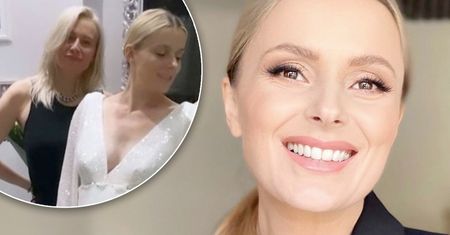 Ciężarna Halina Mlynkova na przymiarkach. Viola Piekut pokazała nagranie. Brzuszek gwiazdy jest już pięknie zaokrąglony