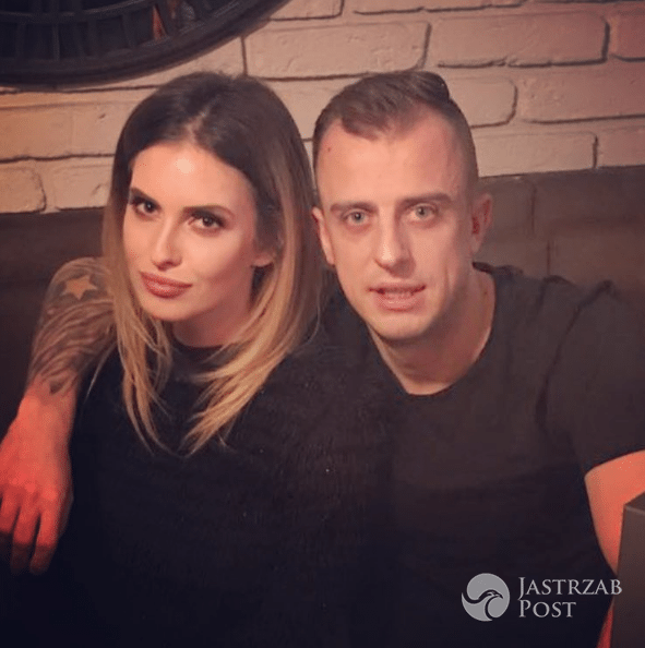 Kamil Grosicki z żoną Dominiką
