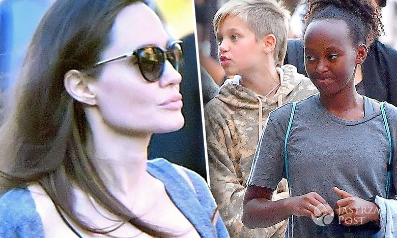 Angelina Jolie przyłapana bez stanika! Tak paradowała po ulicy