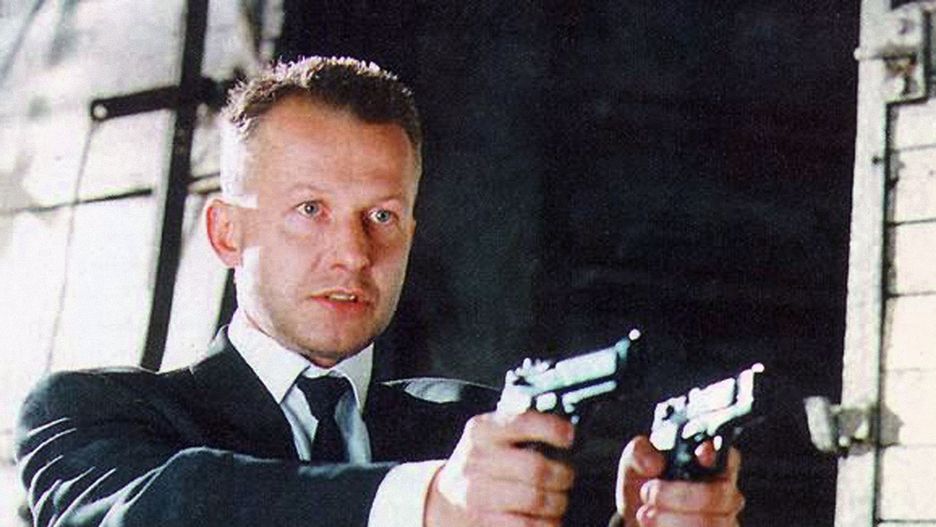 Bogusław Linda jako Franz Maurer w filmie "Psy"