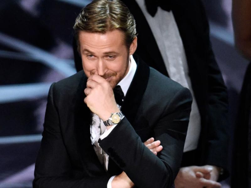 Już wiadomo, co go tak rozbawiło! Ryan Gosling tłumaczy się z oscarowego zdjęcia