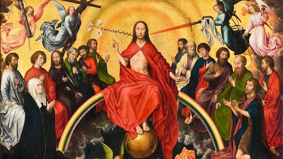 Charakterystyczna złota sfera, na której trzyma stopy namalowany Chrystus, jest głównym elementem tzw. Złotej Kampanii promującej nie tylko sam obraz, ale i cały Gdańsk