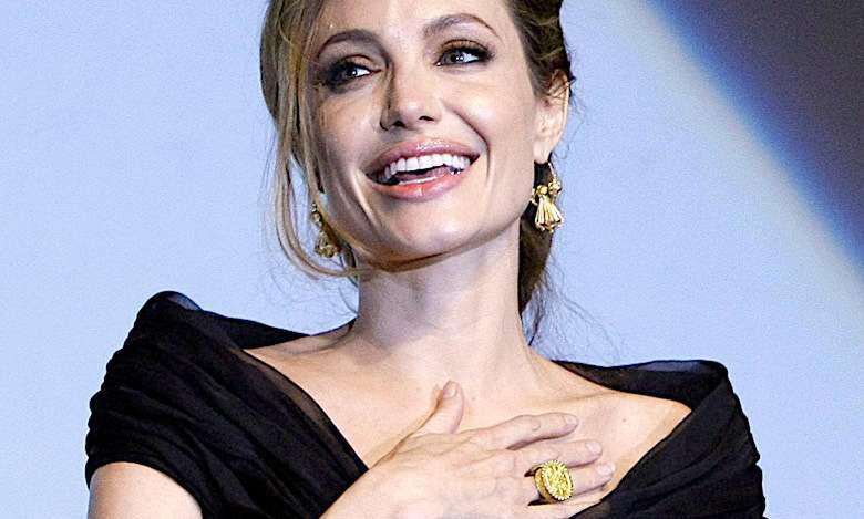 Angelina Jolie zaskoczona