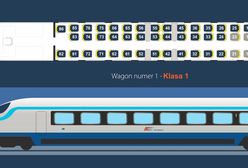 Pomieszana numeracja siedzeń w Pendolino. PKP Intercity tłumaczy, dlaczego na kolei jest nie po kolei