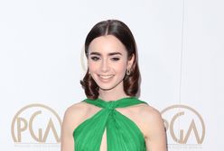 Córka gwiazdora znów skradła całą uwagę! Lily Collins coraz odważniejsza na czerwonym dywanie