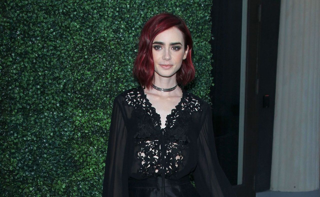 LOOK OF THE DAY: Lily Collins w stylizacji Zuhaira Murada