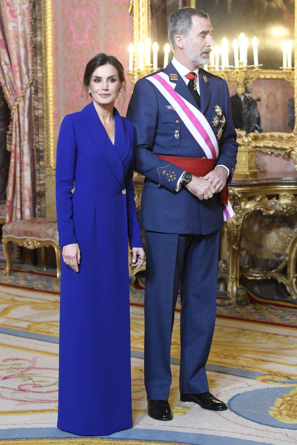 Król Hiszpanii Filip VI i królowa Letizia