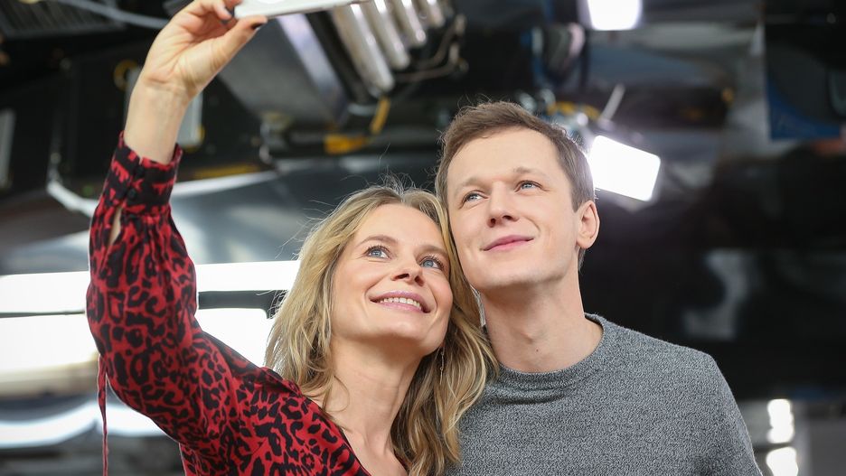 Magdalena Cielecka i Filip Pławiak