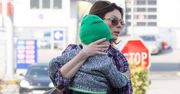 Katarzyna Glinka z synkiem Filipem. Towarzyszył im były mąż aktorki [paparazzi]
