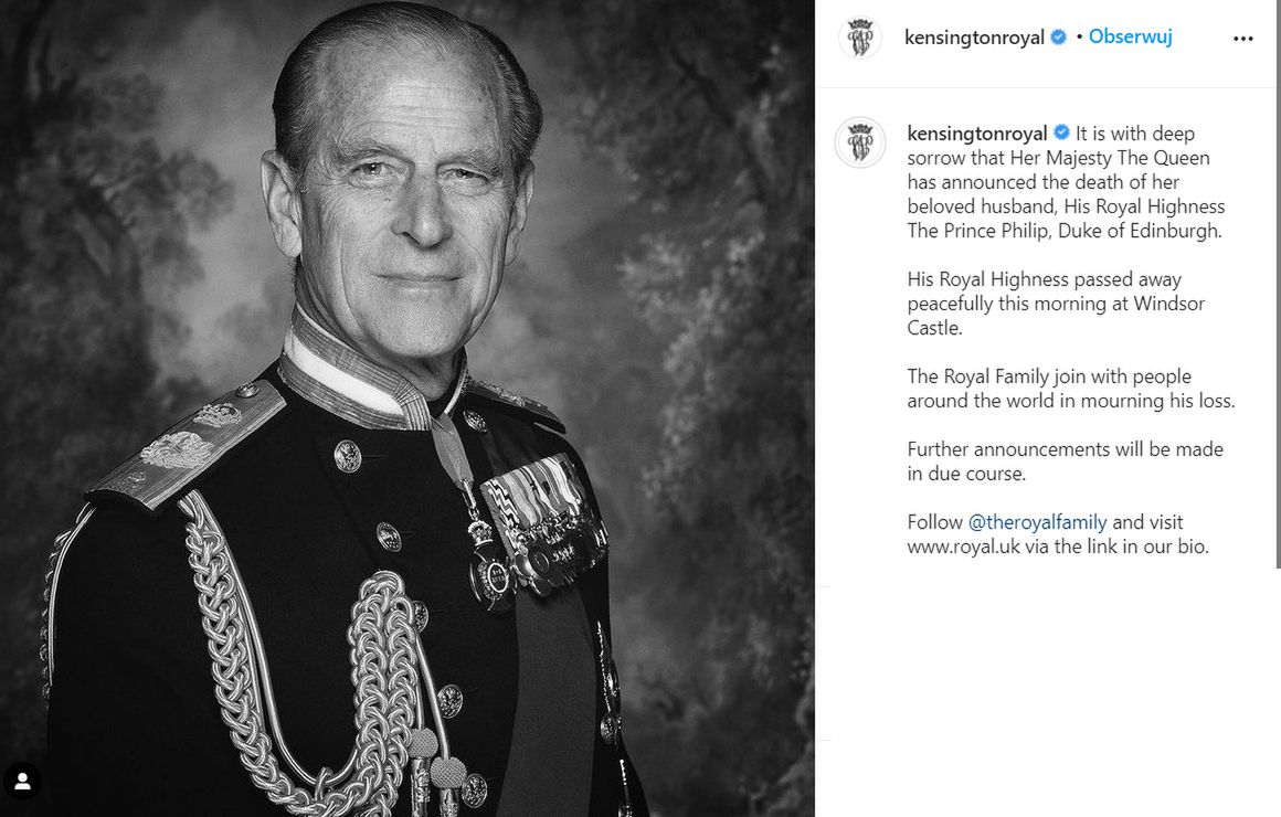 Książę William i księżna Kate komentują śmierć księcia Filipa