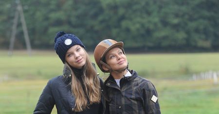 Kinga Rusin i Iga Lis bawiły się w stadninie koni Ferensteinów