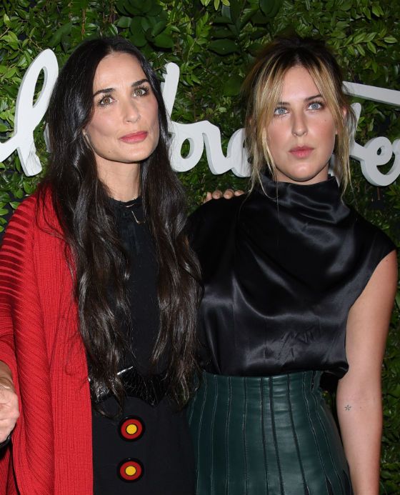 Demi Moore na imprezie domu mody Salvatore Ferragamo