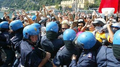 Riva del Garda: policja kontra antyglobaliści