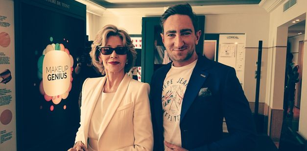 Jane Fonda skomplementowała Łukasza Jakubiaka: Piękne masz oczy młody człowieku!