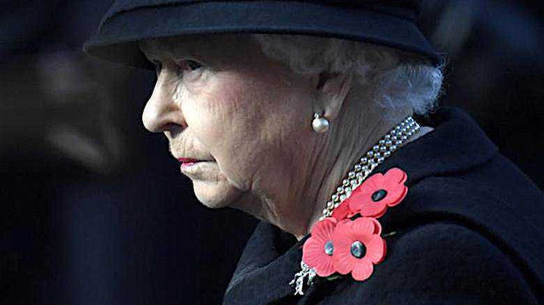 Królowa Elżbieta II żałoba
