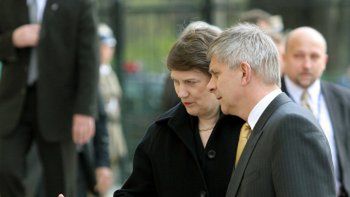 Helen Clark i Marek Belka