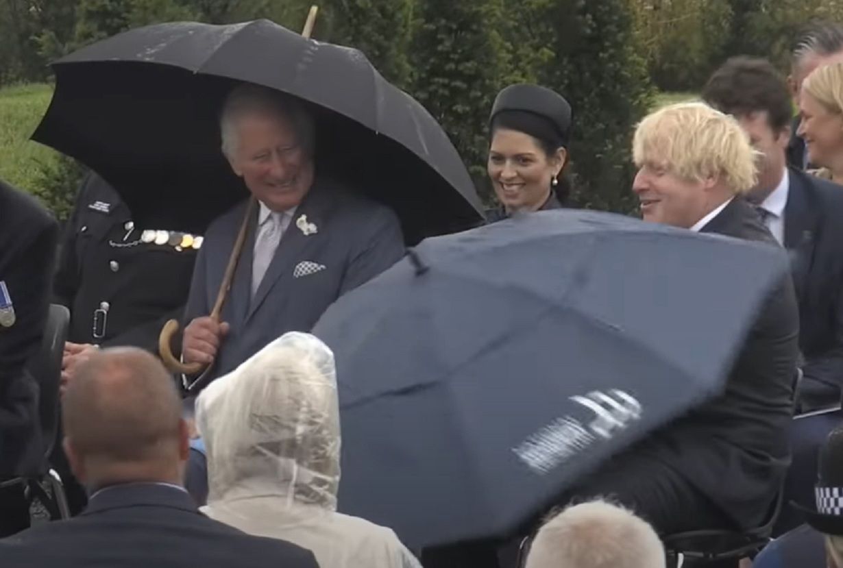 Książę Karol i Boris Johnson