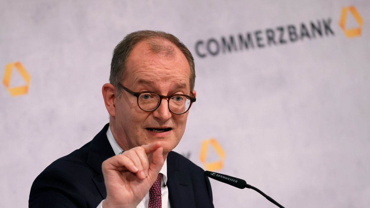 Martin Zielke stoi na czele niemieckiego Commerzbanku.