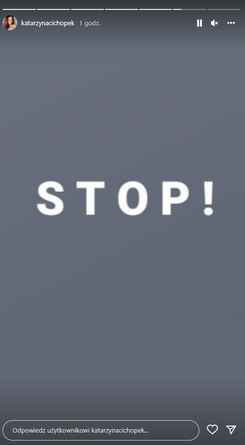 Katarzyna Cichopek- oświadczenie ws .rodziny