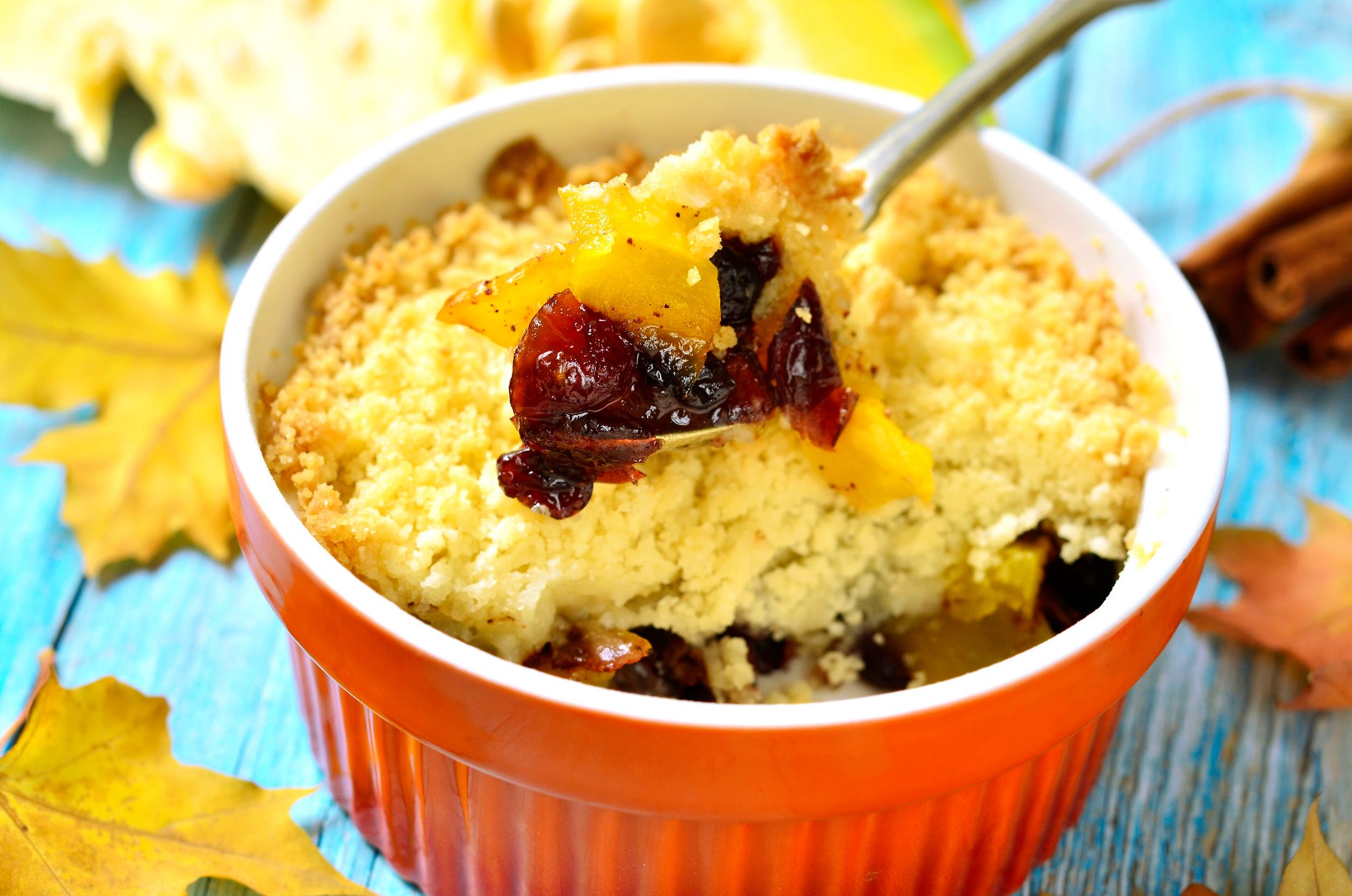 Dyniowo-gruszkowe crumble. Smak późnego lata