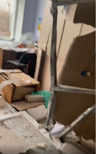 Zbombardowany przez Rosjan szpital położniczy w Mariupolu w Ukrainie