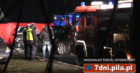 W wypadku na DK10 zginęła starsza kobieta – VIDEO