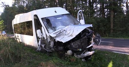 Wypadek busa pod Piłą