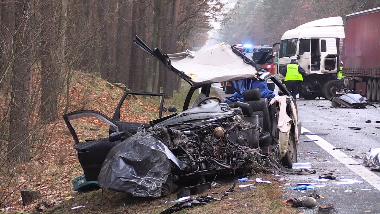 Śmiertelny wypadek pod Chodzieżą