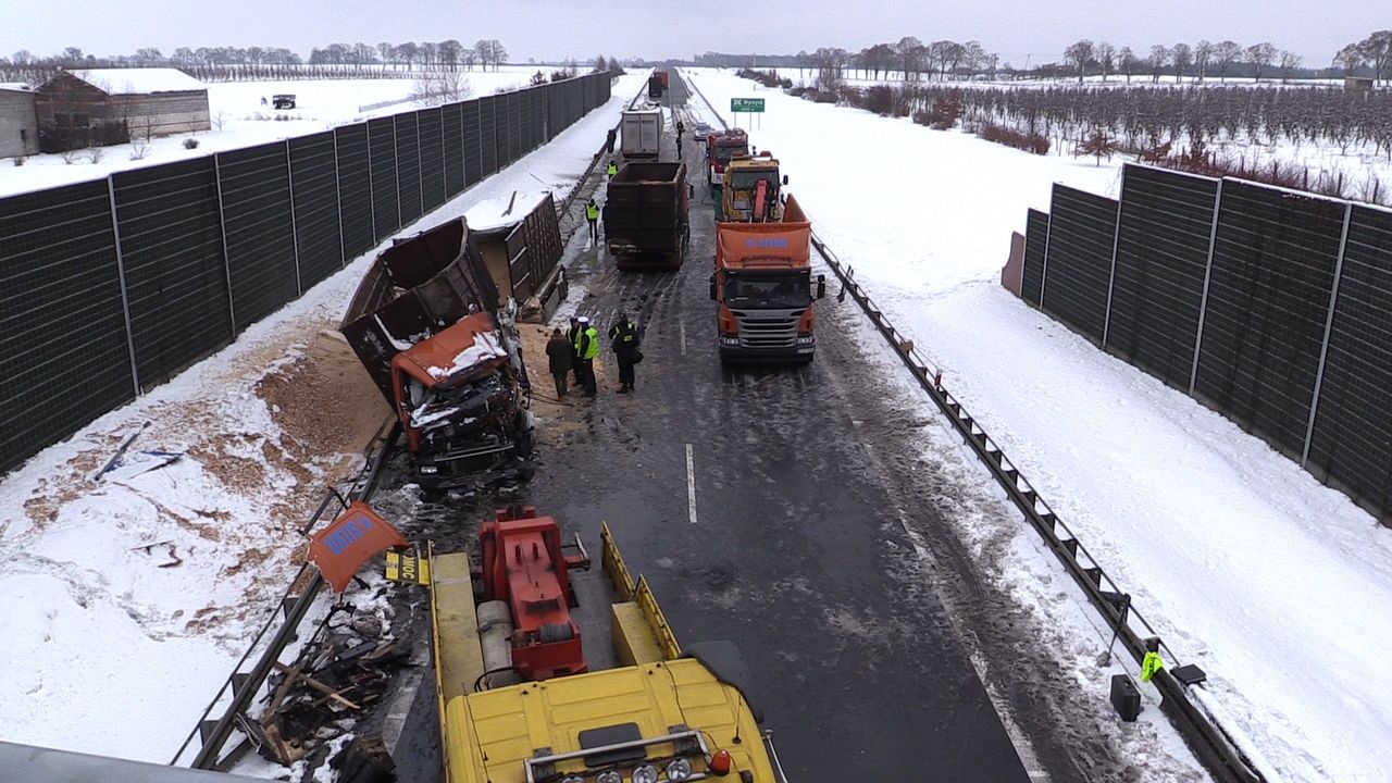 Śmiertelny wypadek na obwodnicy Wyrzyska – film