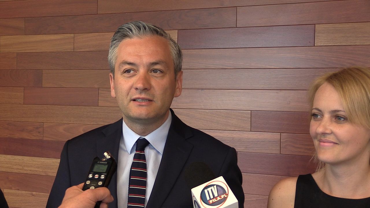 Robert Biedroń w Pile