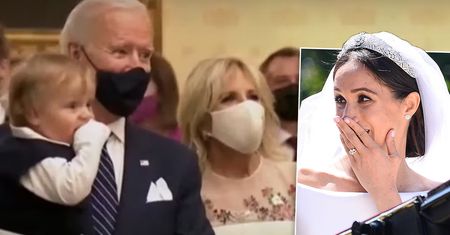 Jill Biden w kreacji inspirowanej ślubną suknią Meghan Markle. Detale mają ogromne znaczenie