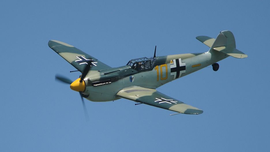 Stegna skrywała wrak samolotu Messerschmitt Me 109.