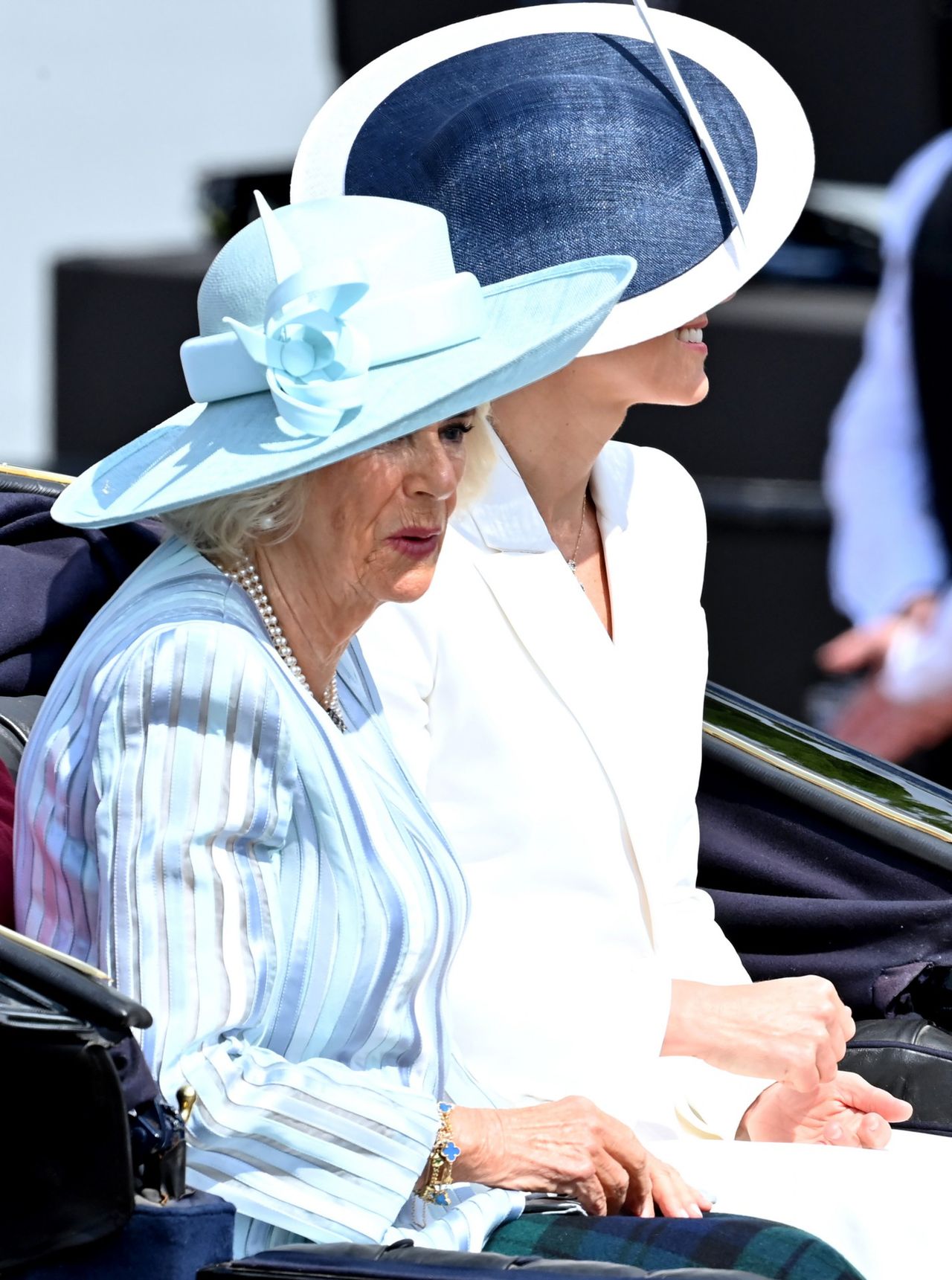 Camilla Parker-Bowles i księżna Diana na Trooping The Colour 2022