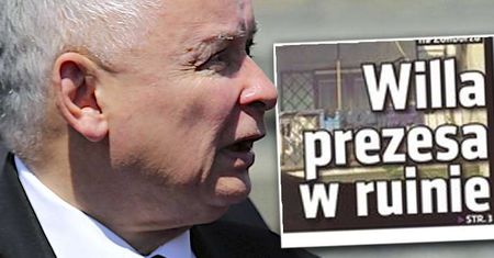 "Willa prezesa w ruinie". Tabloid pokazał jak mieszka Jarosław Kaczyński! Mamy te zdjęcia!