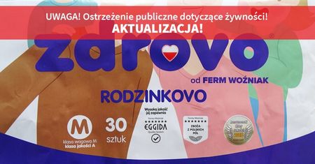 Salmonella w jajach z Biedronki. GIS ostrzega przed kolejną partią