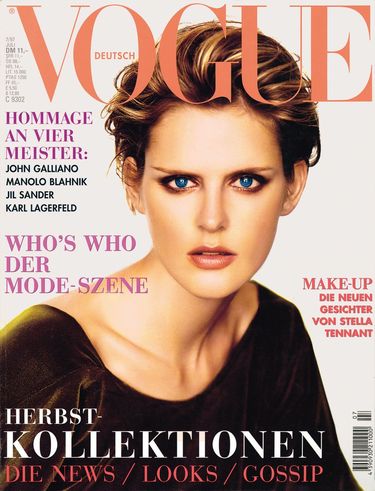 Stella Tennant na okładce Vogue'a