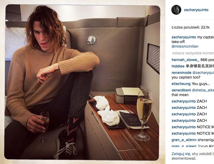 Miles McMillan - chłopak Zachary Quinto
