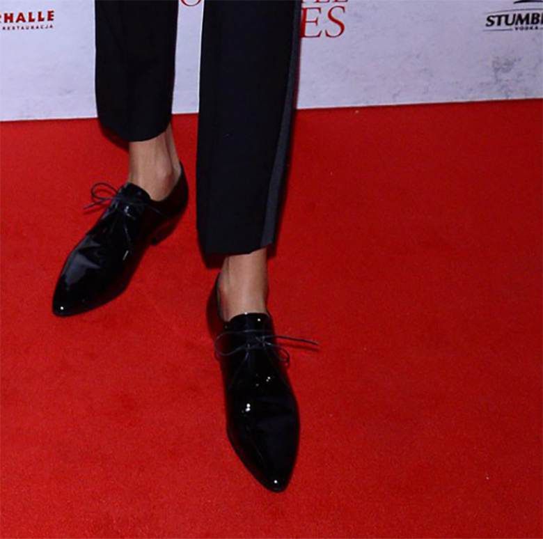 Anja Rubik -buty,  premiera filmu Obywatel Jonas