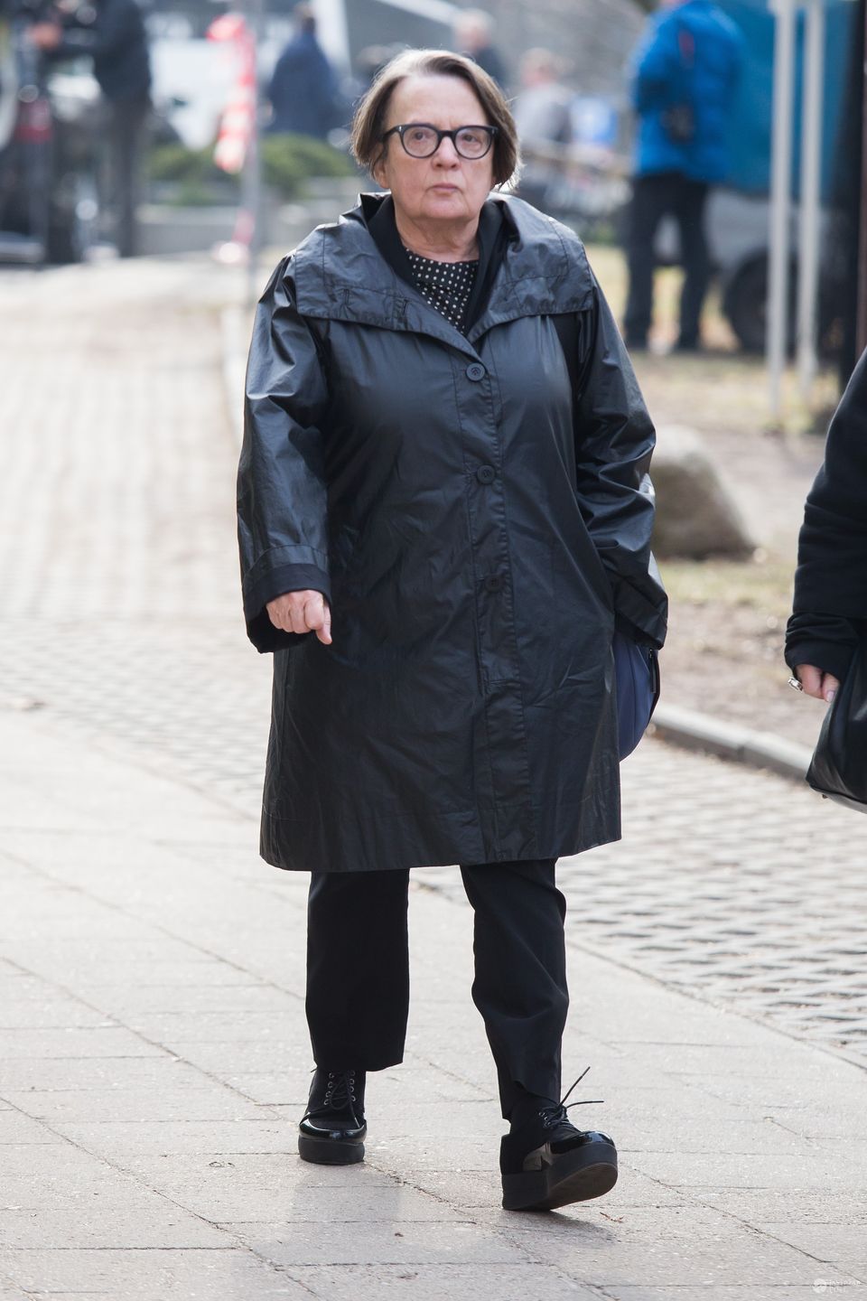 Agnieszka Holland - pogrzeb Danuty Szaflarskiej