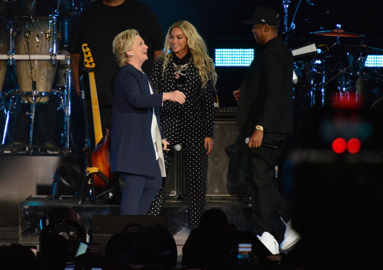 Beyonce na wiecu Hillary Clinton!