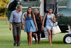 Barack Obama z żoną i córkami już po wakacjach