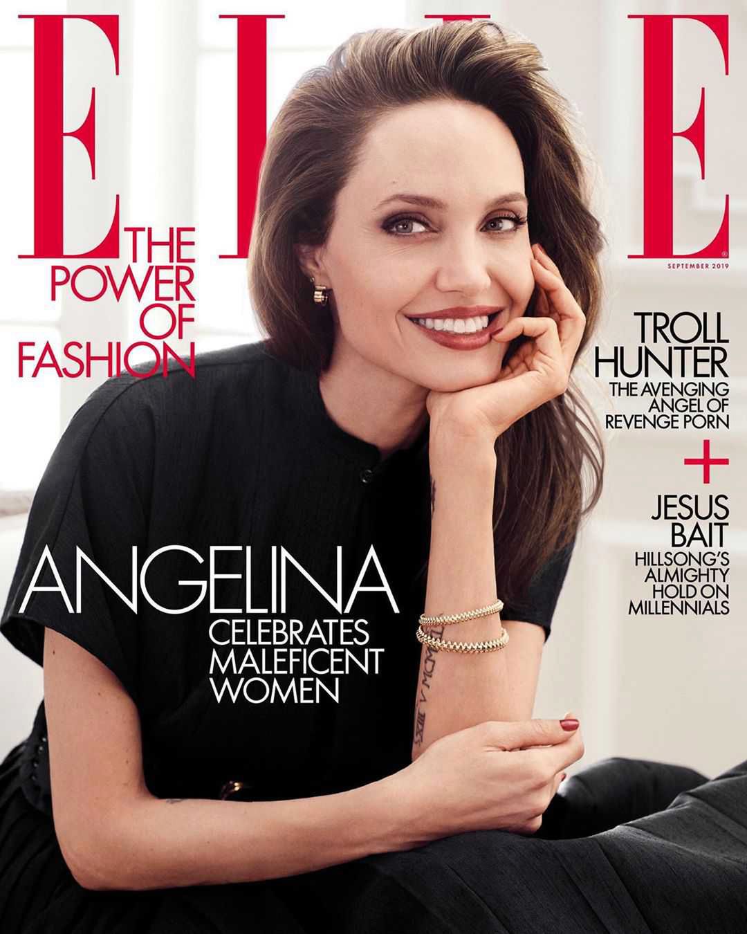 Angelina Jolie na okładce Elle