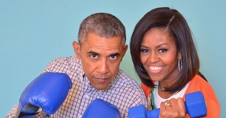 Państwo Obama na pierwszej randce