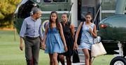 Barack Obama z żoną i córkami już po wakacjach