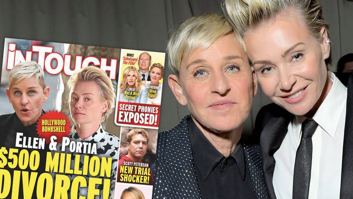 Głośny i niespodziewany rozwód Ellen DeGeneres. Amerykański tabloid dotarł do szczegółów