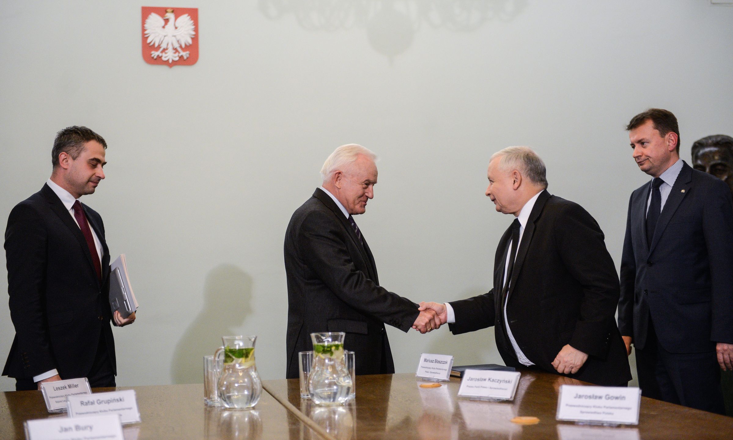 Leszek Miller i Jarosław Kaczyński 